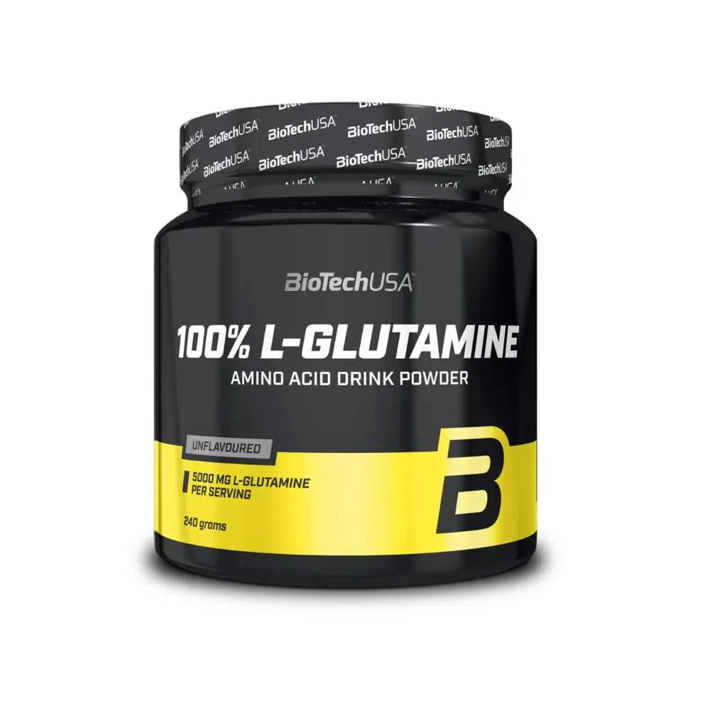 100% Glutamine 240g - BioTech BodYeti