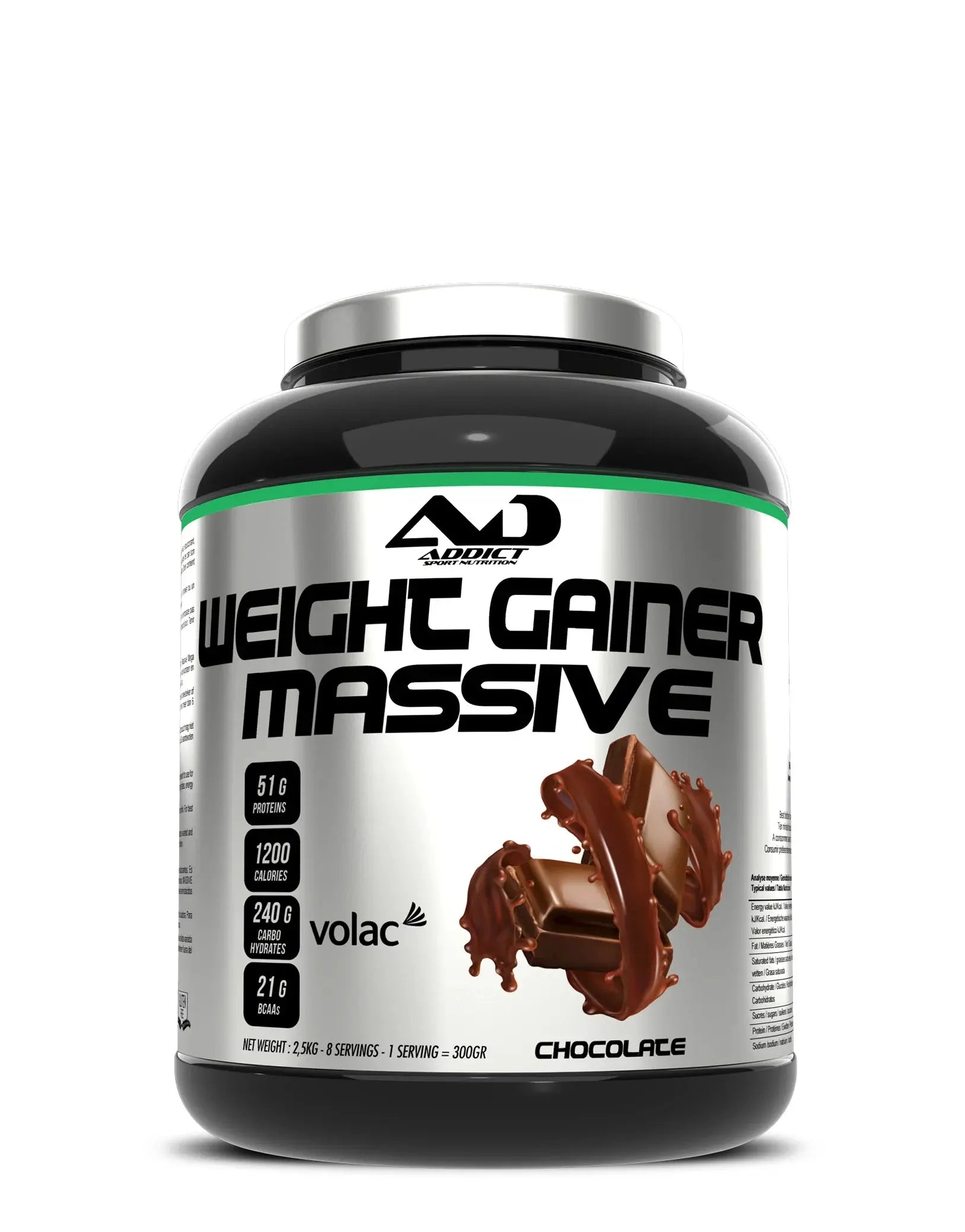 Weight gainer massive 2,5kg - Addict BodYeti