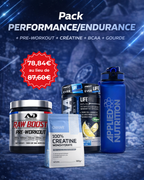 Pack Performance/Endurance – Pre-Workout + Créatine + BCAA + Gourde BodYeti