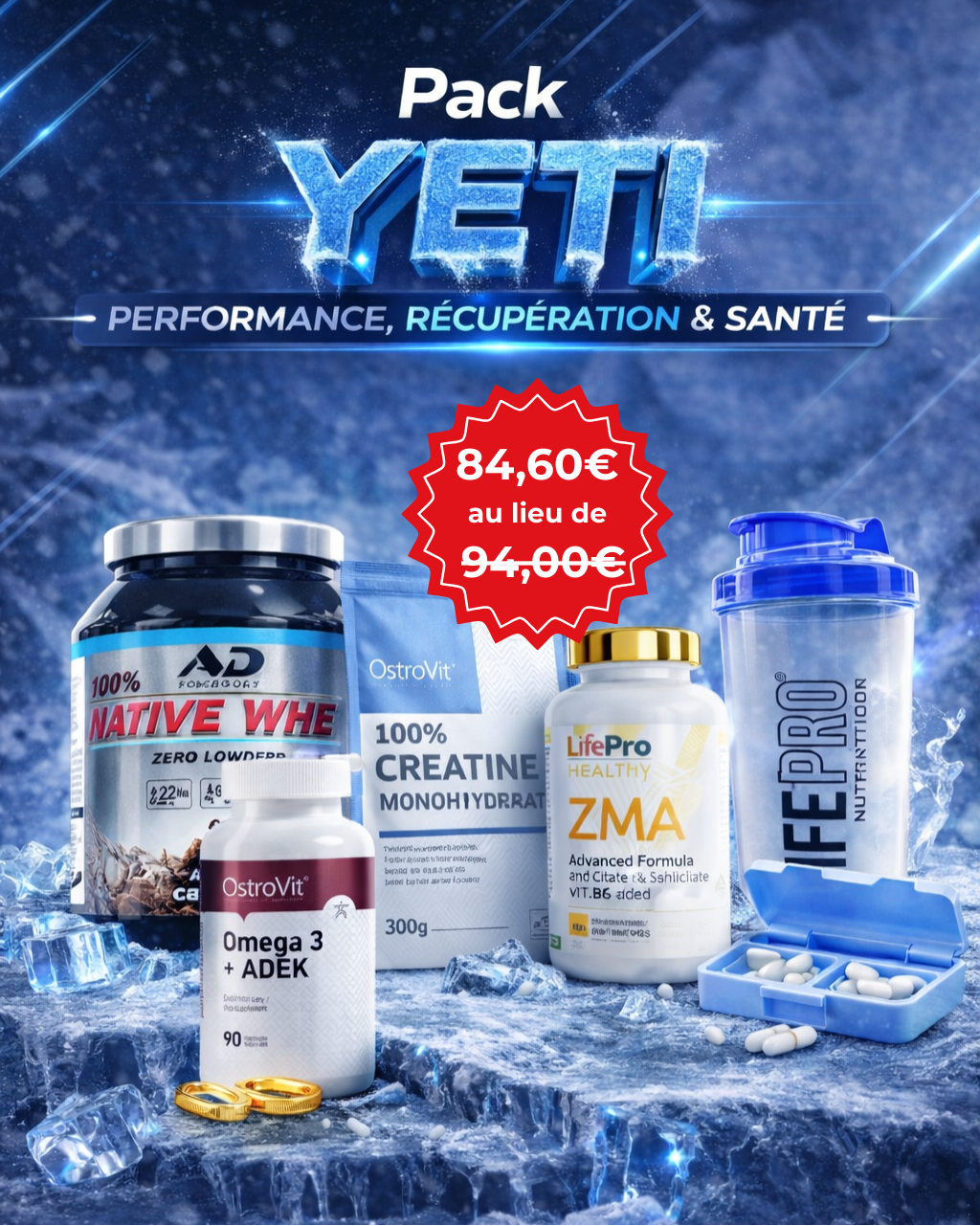 Pack Yeti – Performance, Récupération & Santé BodYeti