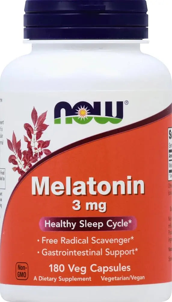 Melatonin 3mg 180vcaps - Now BodYeti