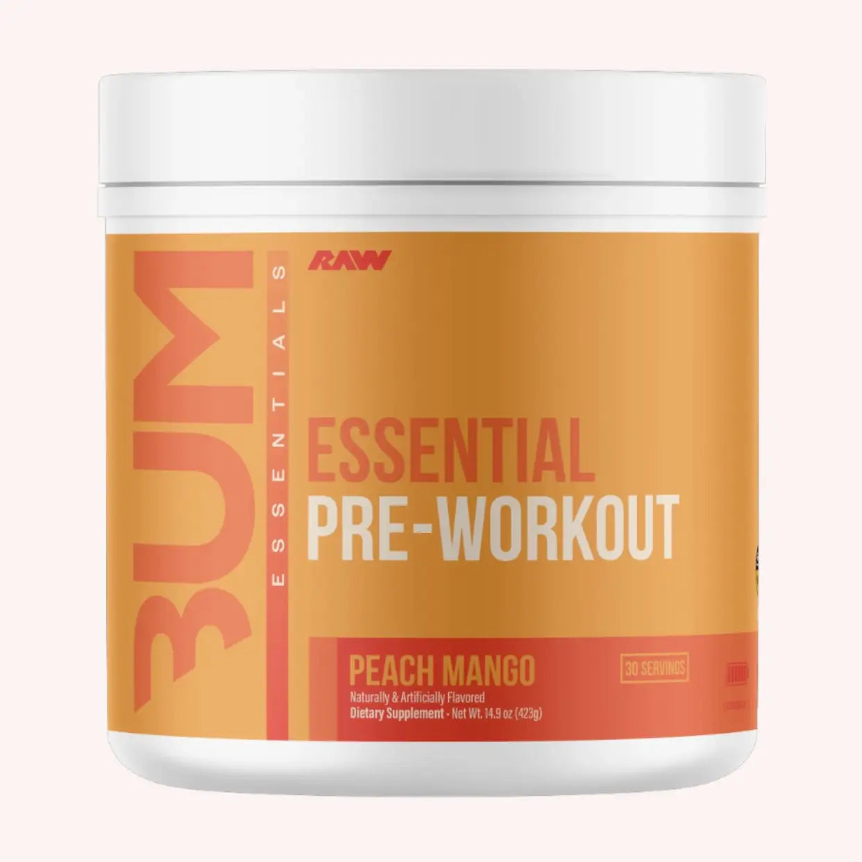 CBUM Essential Pre-Workout 400g - Raw Nutrition BodYeti