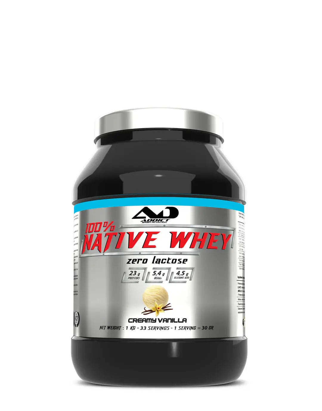 100 % Native Whey 1kg - Addict Ma boutique