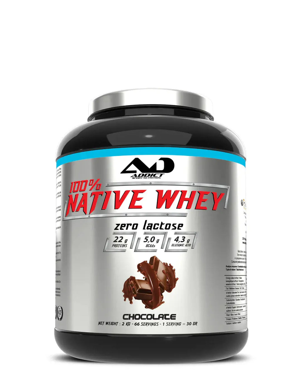 100 % Native Whey 2kg - Addict Ma boutique