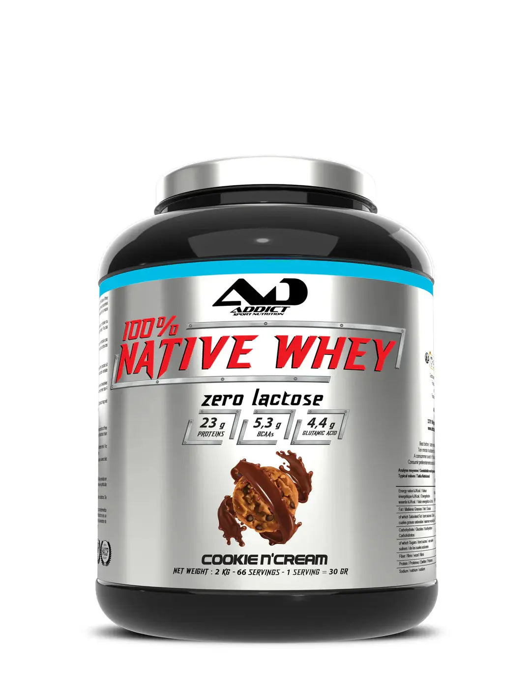 100 % Native Whey 2kg - Addict Ma boutique