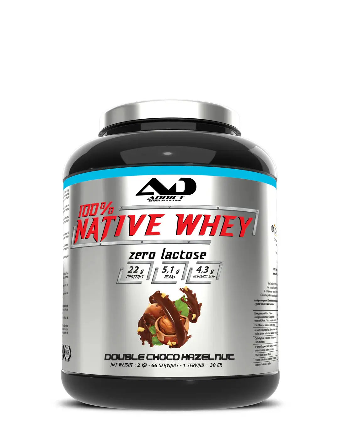 100 % Native Whey 2kg - Addict Ma boutique