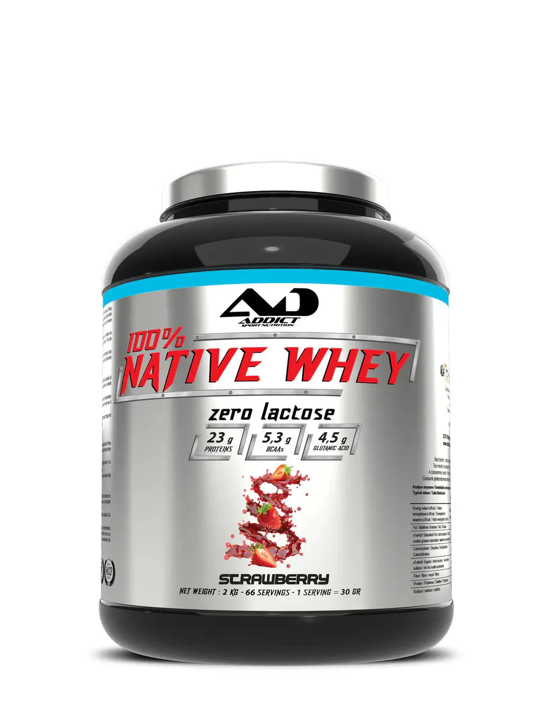 100 % Native Whey 2kg - Addict Ma boutique