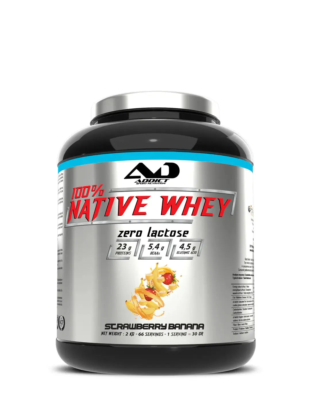 100 % Native Whey 2kg - Addict Ma boutique