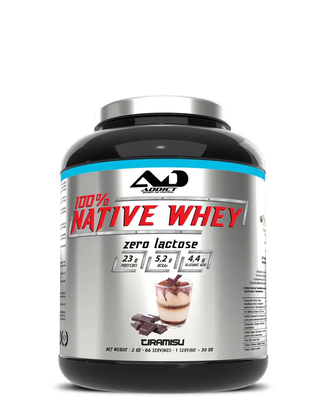 100 % Native Whey 2kg - Addict Ma boutique