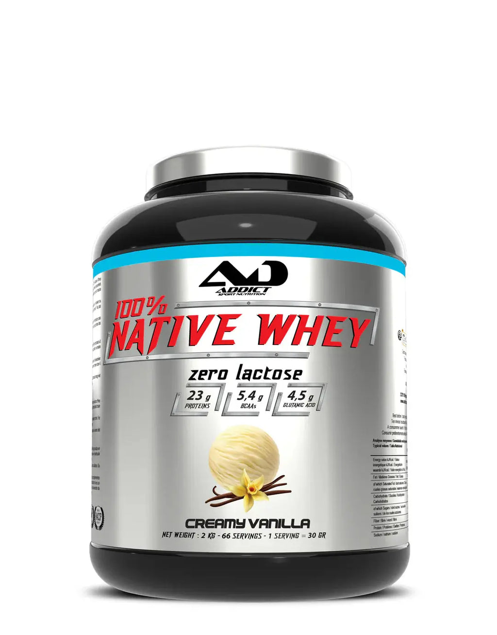 100 % Native Whey 2kg - Addict Ma boutique