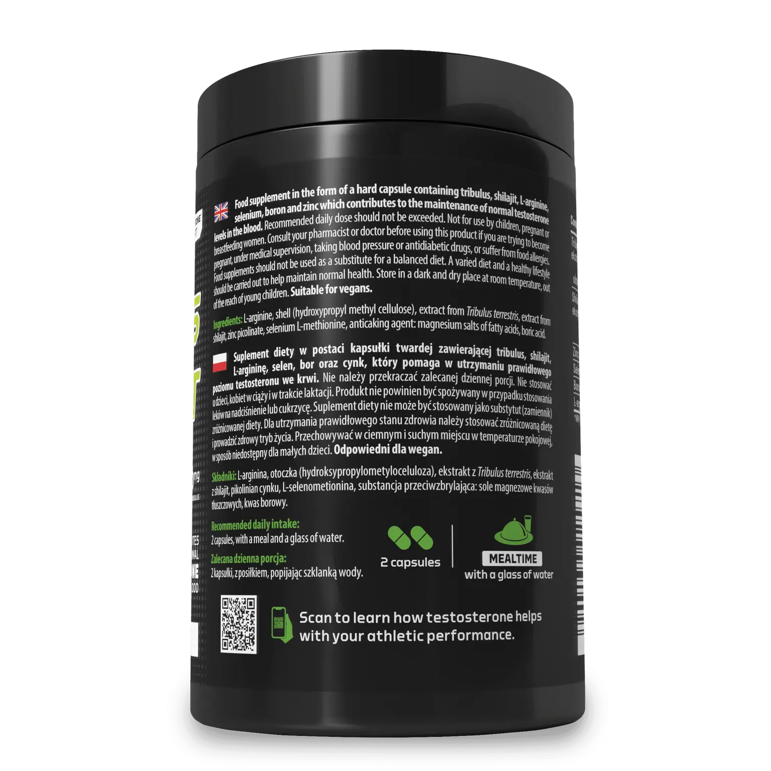 Tribulus + Shilajit 60vcaps - Skill Nutrition BodYeti
