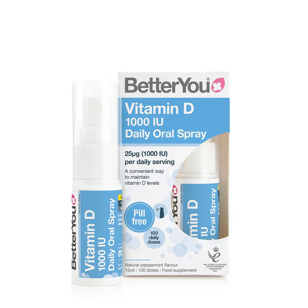 D1000 Daily Vitamin D Oral Spray 15 ml - BetterYou BodYeti