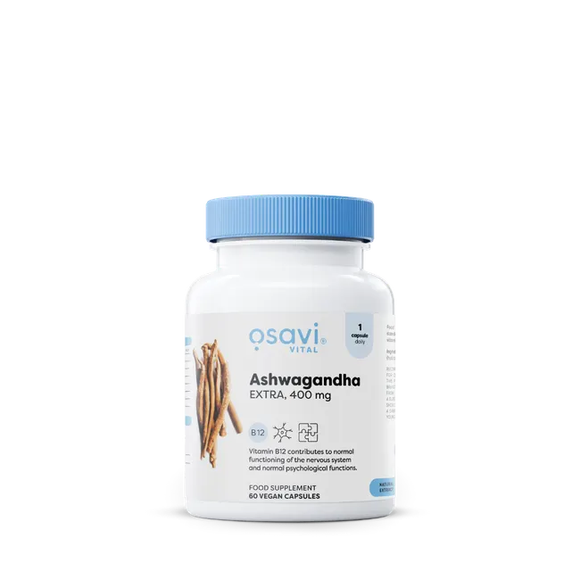 Ashwagandha Extra 400mg 60vcaps - Osavi BodYeti
