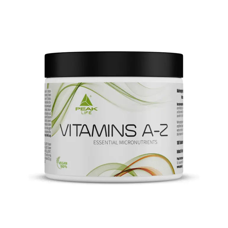 Vitamines A-Z 180caps - PEAK BodYeti