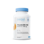 Vitamine D3 + K2 2000IU + 100mcg 120caps - Osavi BodYeti