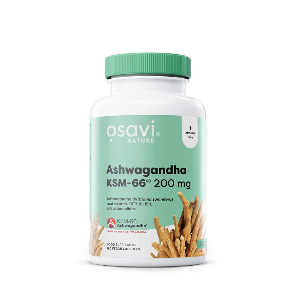 Ashwagandha KSM-66 200mg 120vcaps - Osavi BodYeti