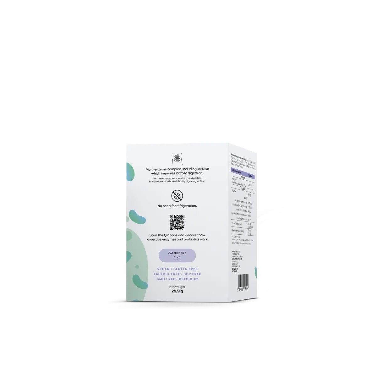 Digestive enzymes + probiotic 60vcaps - Osavi BodYeti