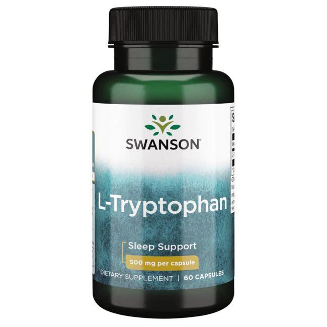 L-Tryptophane 500mg 60 caps - Swanson BodYeti