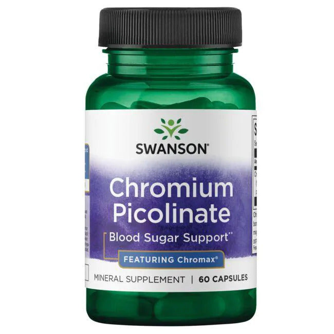 Chromium Picolinate Chromax 200mcg 60 caps - Swanson BodYeti