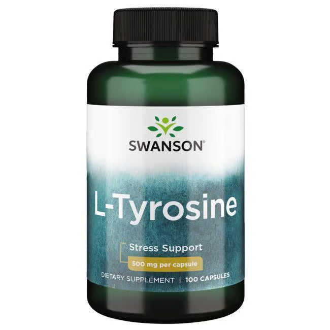 L-Tyrosine 500mg 100caps - Swanson BodYeti