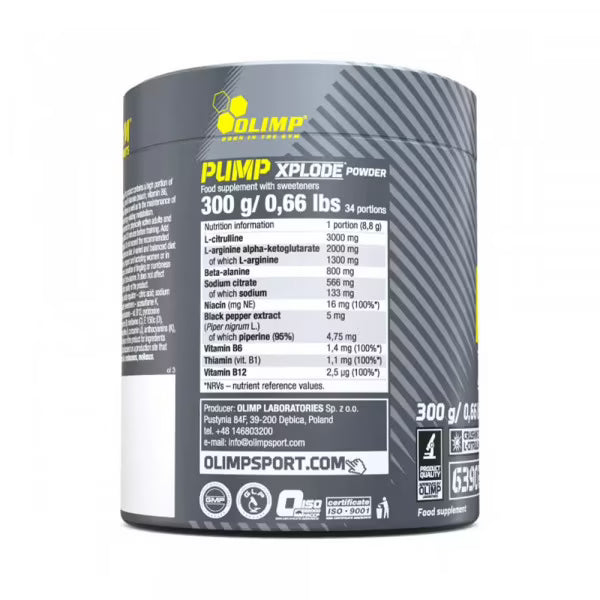 Pump Xplode 300g - Olimp BodYeti