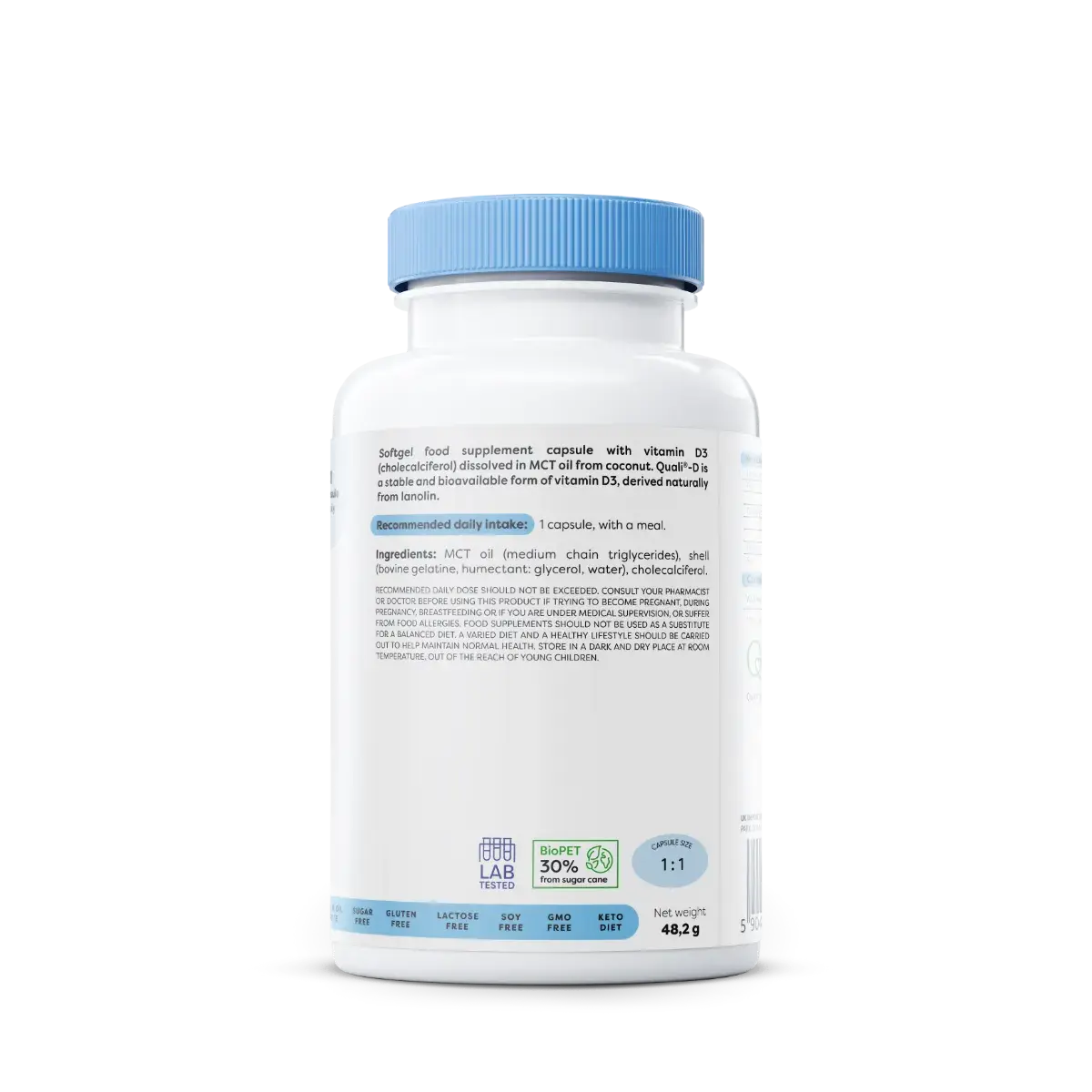 Vitamine D3 2000IU 60caps - Osavi BodYeti
