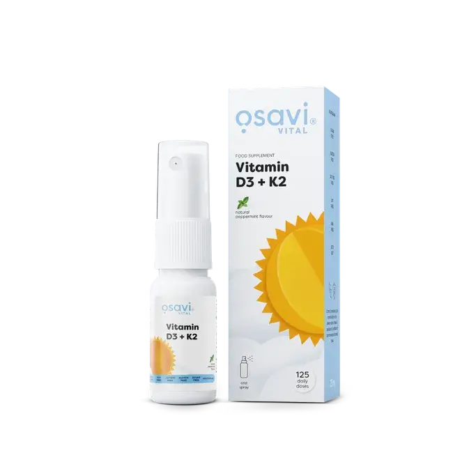 Vitamine D3 + K2 Oral Spray 25ml - Osavi BodYeti
